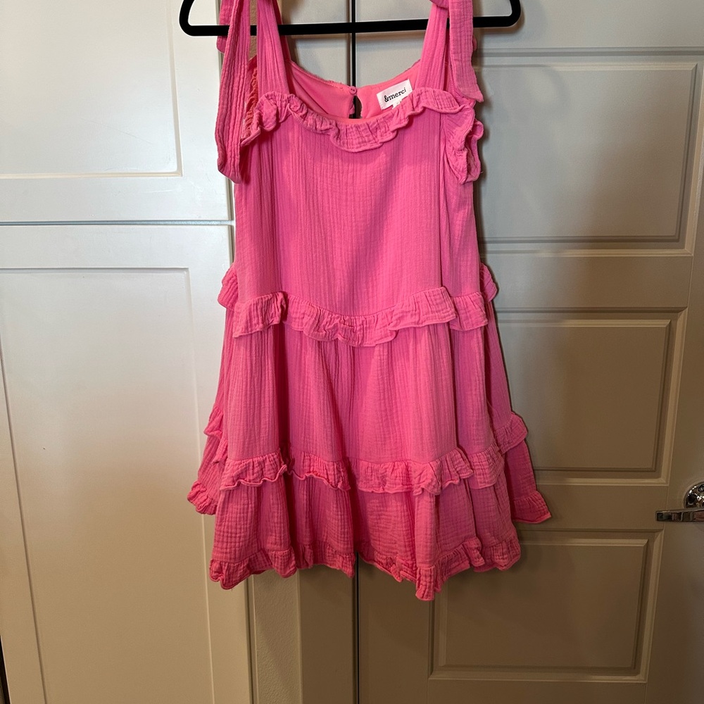 Pink Ruffled Dress